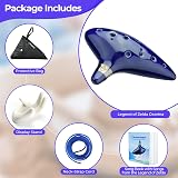 Ohuhu Zelda Ocarina 12-Hole Alto C with Song Book Display Stand Bag view 8