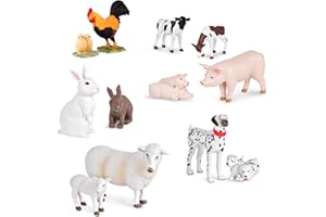 Terra by Battat – Toy Farm Animals Set – Realistic Cows, Pigs, Dogs & More – Detailed Barnyard Animal Figures for Imaginative Play – 12 Animal Pairs – Farm Playset for Toddlers 3+ Years