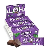 ALOHA Organic Plant-Based Protein Bars | Chocolate