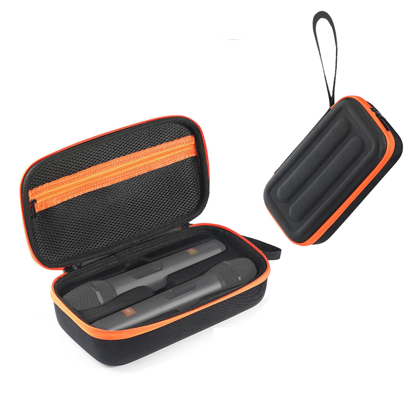 EUGOOCX Wireless Microphone Case for JBL Wireless Two Microphone System, EVA Storage Bag for Mic, Receiver and Accessories