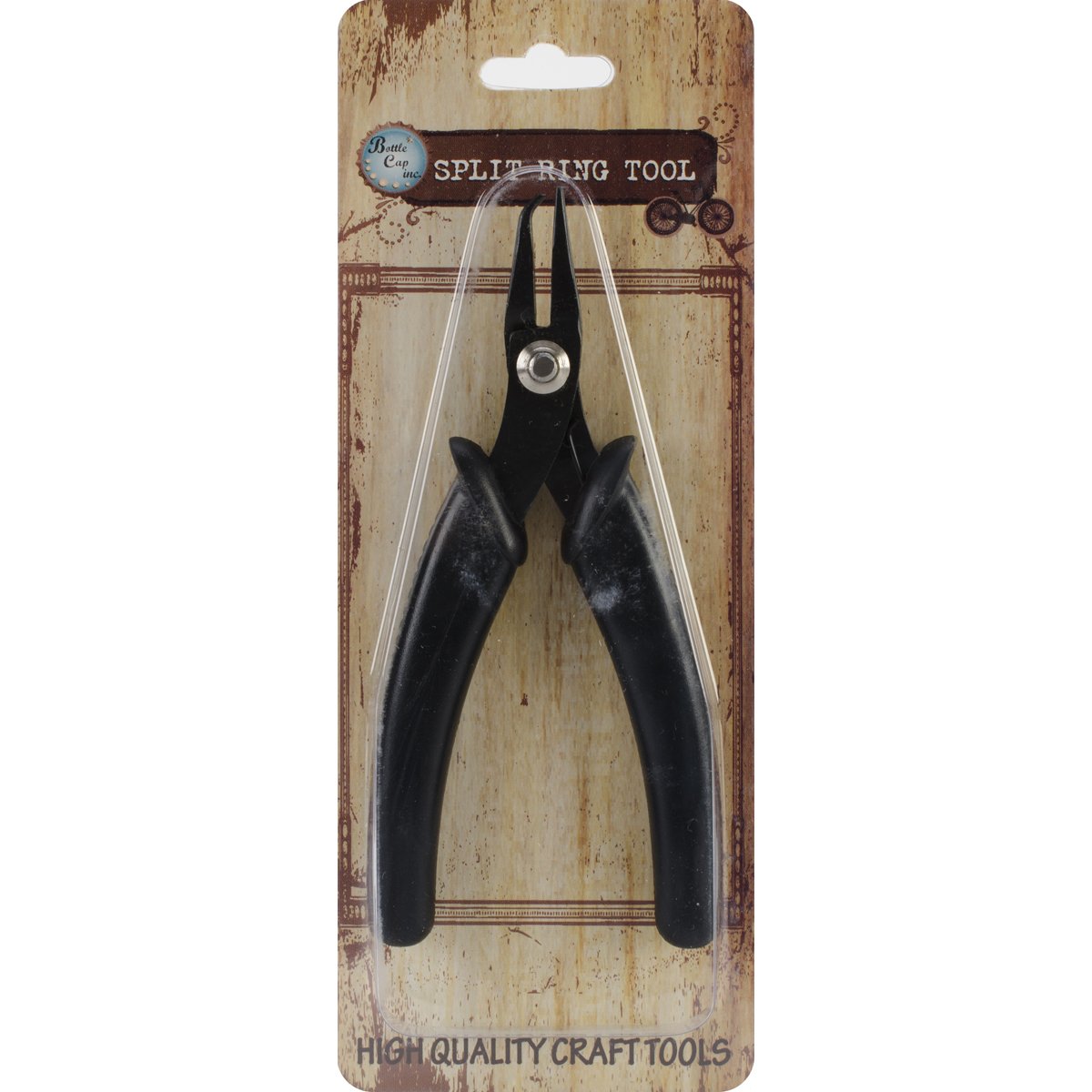 Bottle Cap Vintage Collection Split Ring Tool-Rubber Handles