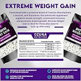 Ozuna Nutrition Extreme Weight Gain Bundle – UK Made Mass Gainer view 2