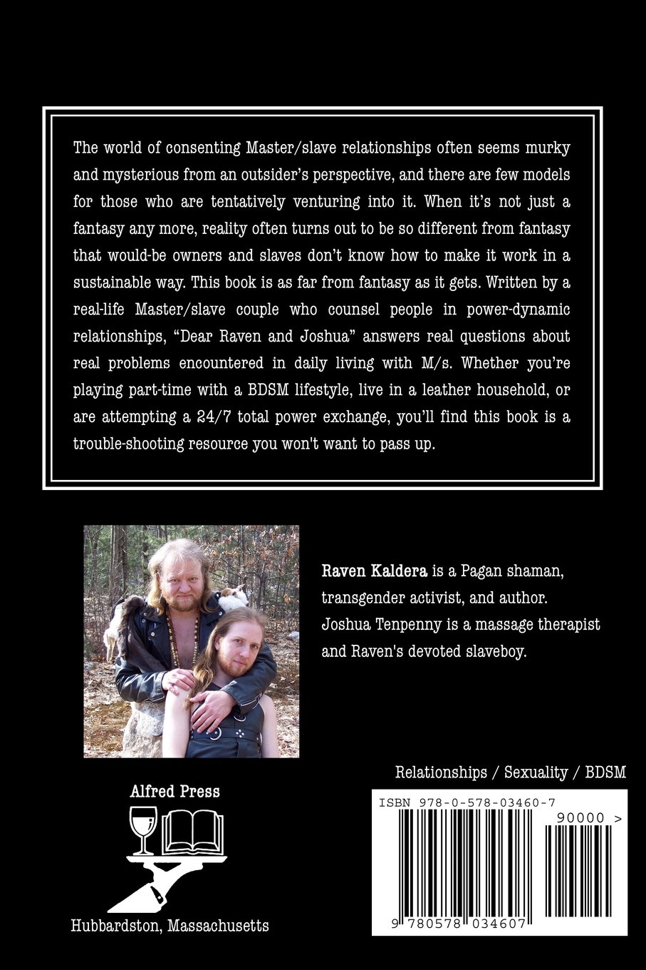 [- Dear Raven and Joshua: Questions and Answers about Master/Slave Relationships -]