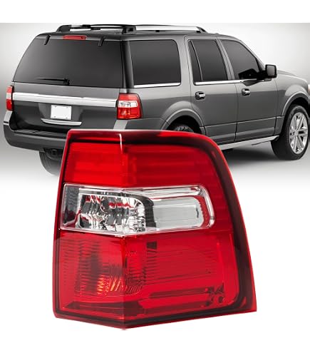 Pair Of Tail Lamp Lens & Housing Set – Left & Right – Fits Ford Expedition 2007–2014 (Aftermarket)
