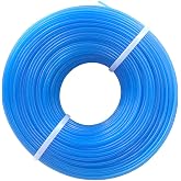 Grass Trimmer Line 328ft .065'' Weed Trimmer Spool Replacement, Nylon Material for String Trimmers, 1.6mm Diameter, Blue