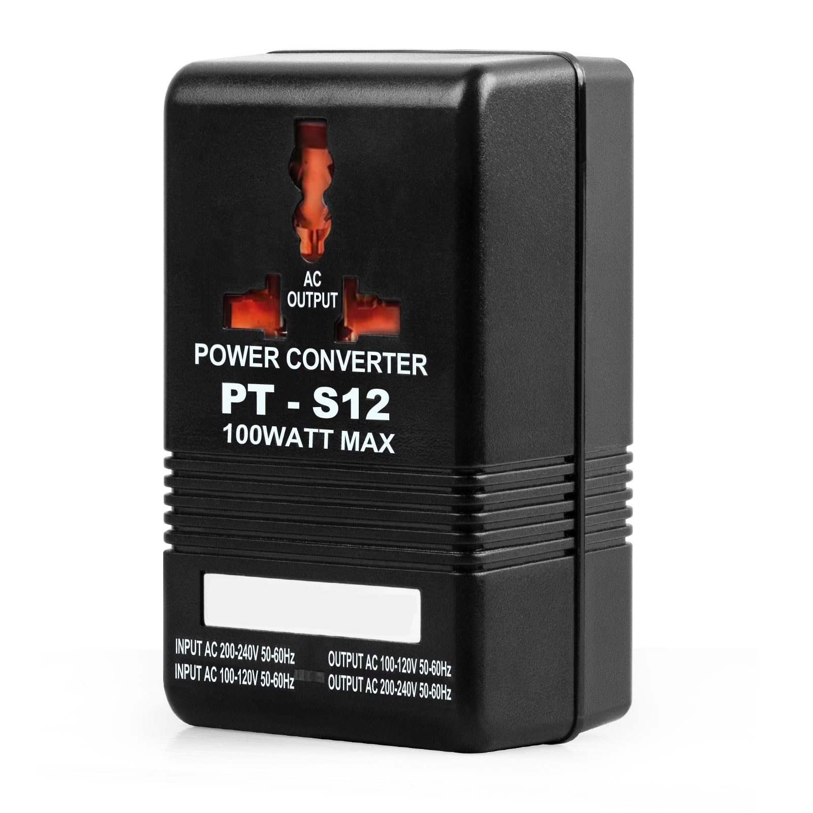 Photo 1 of Voltage Converter 110V to 220V Step-Up & Down Power Two-Way Conversion Voltage Converter Transformer for Travel, RV, Camping (Black)