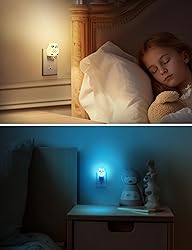 L LOHAS LED Owl Night Light for Kids, 3D Owl Night