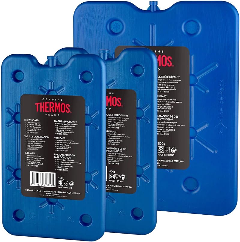 Thermos Freeze Boards 1 x 800 g 2 x 400 g Pack of 3 Blue