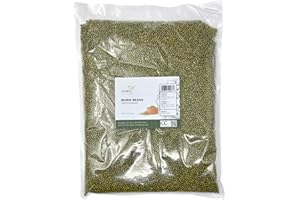 Aparna Foods Mung Beans, Whole Green Lentils, 2.27 kg (5 lb) Bag
