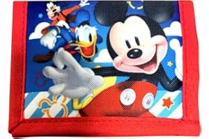 Ruz Little Boy Bifold Wallet With Zippered Pocket (Mickey Mouse)