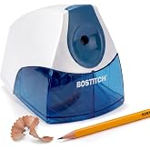 Bostitch Electric Pencil Sharpener, Standard Pencils, Blue | Extended Cutter Life, High-Capacity Shavings Tray, Compact Desig