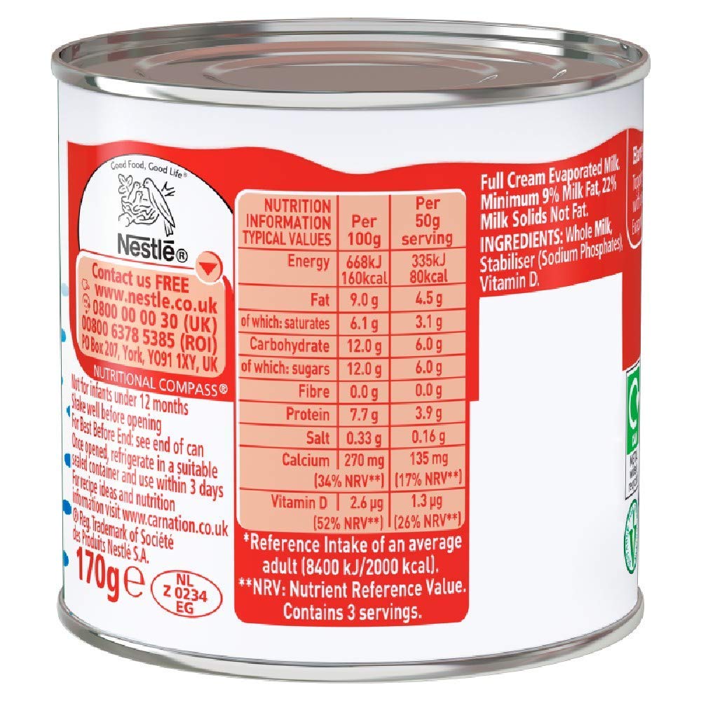 Carnation Cream Nutrition Facts Besto Blog