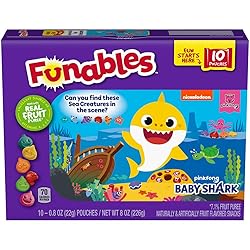 Funables Fruit Snacks, Baby Shark Shaped Fruit