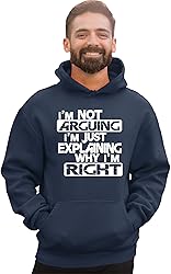Go All Out XX-Large Navy Blue Mens I'm Not Arguing