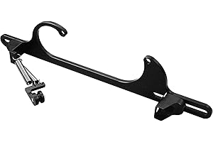TASAN RACING Throttle Cable Bracket holley 4150 4160 Series Adjustable Aluminum Carburetor Bracket Black