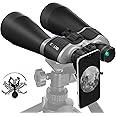 ESSLNB Astronomy Binoculars 13-39X70 Zoom Giant Binoculars with Tripod Adapter Phone Adapter and Case Binoculars for Bird Wat