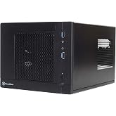 Silverstone Technology SG05BB-LITE Mini-ITX Computer Case Super Small Form Factor with SFX PSU Support SG05BB-LITE-x