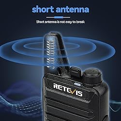 Retevis RT22 Walkie Talkies, Mini 2 Way Radio
