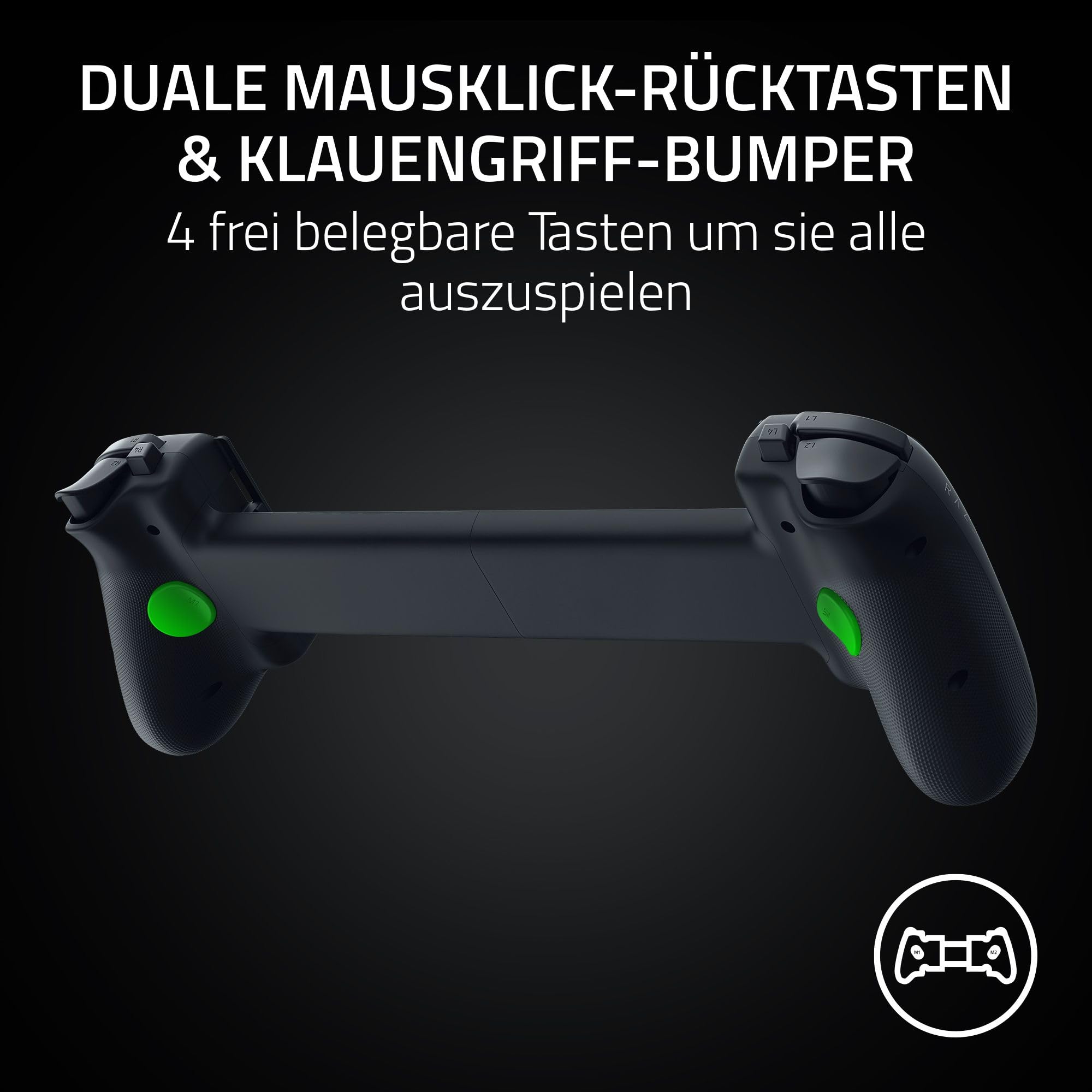 Razer Kishi V3 Pro XL - USB-C Gaming-Controller für Fullsize-Tablets - iPads & Android-Tablets bis zu 13" - Plug-and-Play - Anti-Drift-Analogsticks - Sensa HD Haptik - Nexus App, Schwarz 5