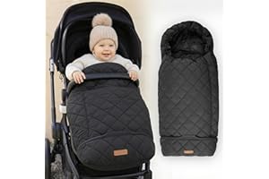 ZICOTO Warm and Cozy Winter Stroller Cover for Baby - Waterproof Bunting Bag with Soft Fleece Lining and Universal Fit for Strollers - Protective Footmuff Blanket for Ultimate Comfort in Wind, Rain & Snow