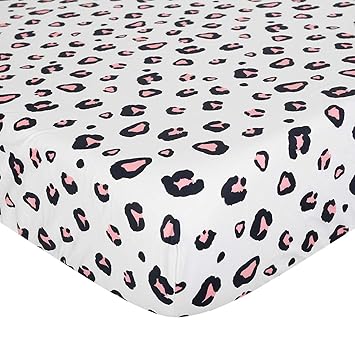 leopard crib sheet