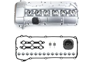 MITZONE Upgrade Aluminum Valve Cover Compatible with 2002-2006 BMW X5 X3 530i 525i 325i 325ci 325xi 330i 330xi 330Ci z4 Replace 11127512839