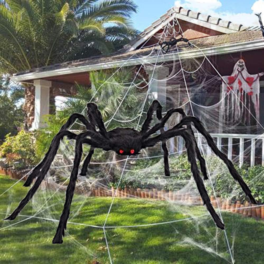 2019 Outdoor Halloween Decorations Scary Giant Spider Fake Large Spider