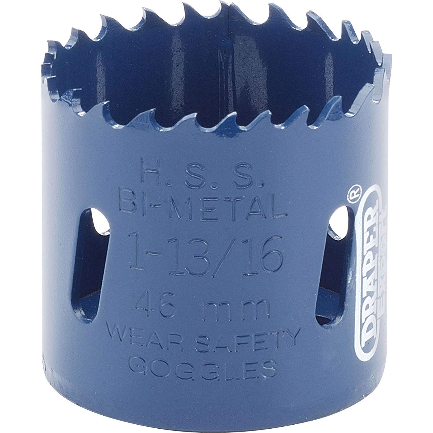 Draper HSP Expert HSS Bi-Metal Hole Saw Blade, Blue, 46 mm