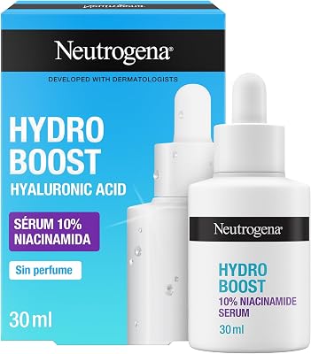 Hydro Boost 10% Niacinamide Serum, feuchtigkeitsspendendes Gesichtsserum für strahlende Haut, Gesichtsserum Hyaluronsäure und 10% Niacinamid, Gesichtspeeling-Serum für alle Hauttypen, 30 ml