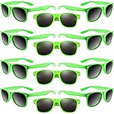 ASTARON 12 Pack Party Sunglasses Bulk Neon Party Favors for Beach Wedding Party Pool Party Supplies