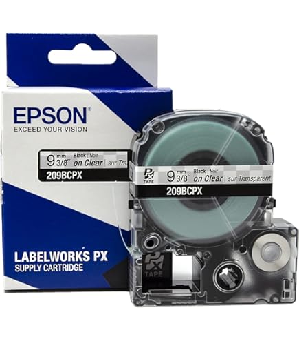 Amazon.com: Epson LABELWORKS 206BCPX Genuine PET (Polyester) Tape