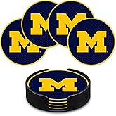 Rico Industries NCAA 4pack Coaster Set - Classic Favorites