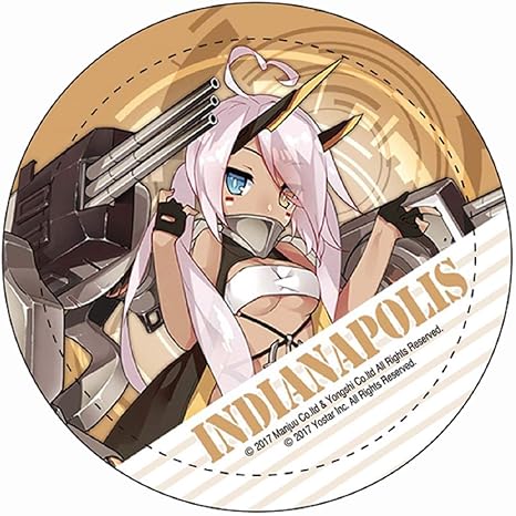 Amazon アズールレーン トレーディング缶バッジ Vol 1 2 インディアナポリス 単品 アニメ 萌えグッズ 通販