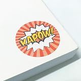 TownStix Superhero Comic Stickers 20 Sheets 200 Stickers Brand New view 5