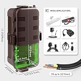 Restmo Outdoor Waterproof Electrical Box 29cm IP54 Weatherproof Extension Lead view 2