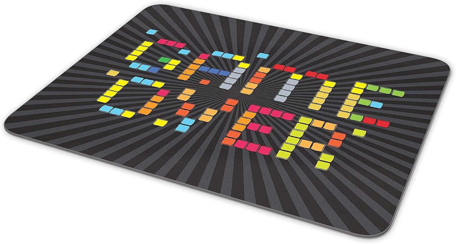 Destination Vinyl Ltd Game Over Retro Mouse Mat Pad - Gaming Gamer Dad Brother Computer #14129, Multicolor, 23.5cm x 19.6cm x 5mm - Image 5