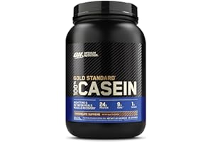 Optimum Nutrition Gold Standard 100% Micellar Casein Protein Powder, Slow Digesting, Helps Keep You Full, Overnight Muscle Recovery, Chocolate Supreme, 2 Pound (Packaging May Vary)
