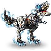 Mechanical Dinosaur Building Set with Light for Adults, Compatible with Lego Dinosaur, 1268PCS T-REX Toys for Home/Office Decor, STEM Tyrannosaurus Building Model Gifts for Boys 8-14 for Christmas