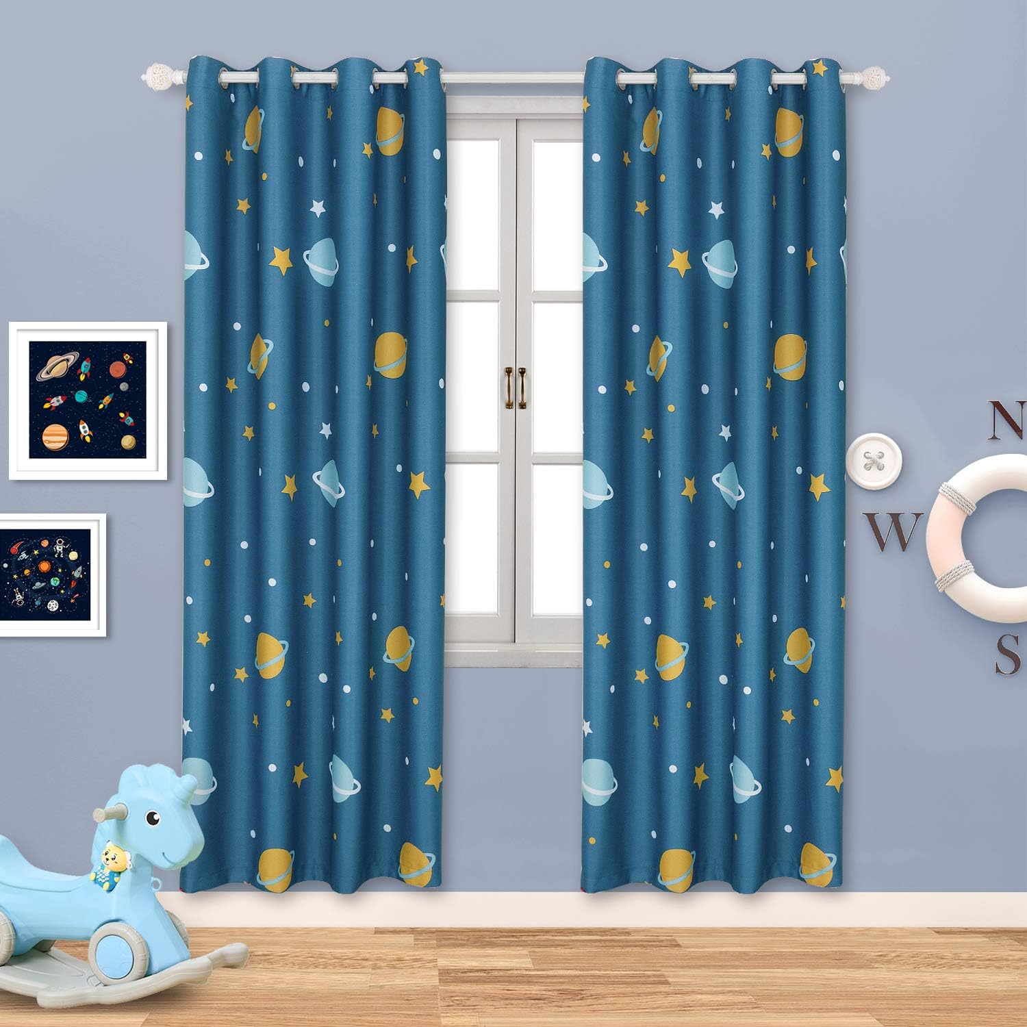 Amazon Com Bgment Blackout Boy Curtains Grommet Thermal