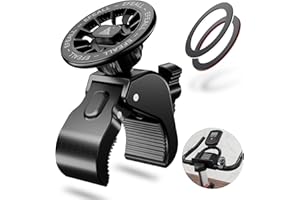 EFEALL Magsafe Bike Car Mount Stroller Phone Holder Stable Golf Push Cart Mount Stationary Cart Phone Accessories Workout Equipment Phone Holder Compatible with MagSafe on iPhone 12/13/14/15 Series
