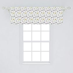 Ambesonne USA Window Valance, Liberty New York City