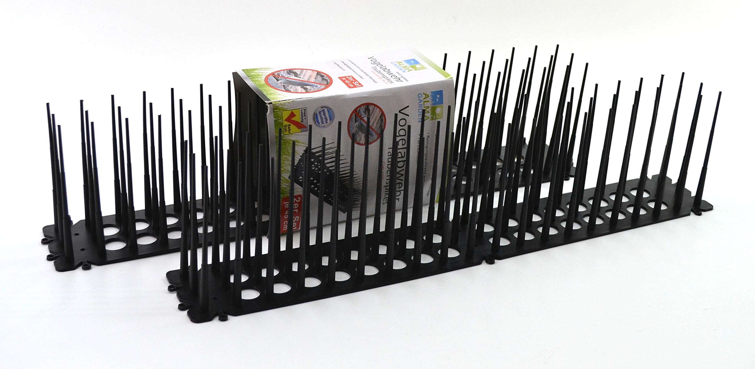 MC Trend Bird Repellent Spikes Made of Plastic 45 cm Each Pigeon Scarer Bird Protection Animal Friendly Spade Repellent Garden