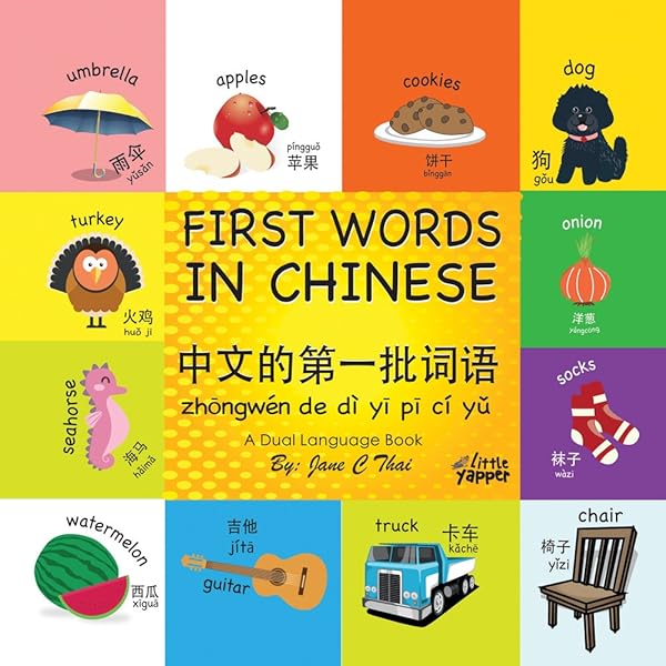 Amazon Com First Words In Chinese Chinese Books For Children First Words Bilingual English And Mandarin Chinese Vocabulary Book With Pinyin And Audio For Kids Ebook Thai Jane Kindle Store