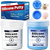 Silicone Putty, 15oz Mold Making Kit &ndash; 1:1 Mix, Fast Cure, Non-Toxic | Create reusable molds for resin, soap, wax, candles, jewellery &amp; DIY crafts