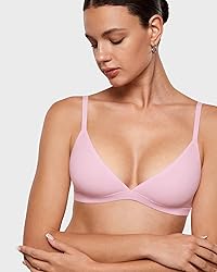 INLYRIC Women's Inbarely Triangle Bralette Plunge