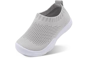 JOINFREE Toddler Boys Girls Sneaker Slip On Shoes Kids Lightweight Breathable Walking Shoes