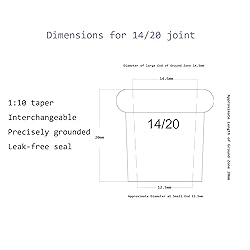 Laboy Glass 100mL Single Neck Round Bottom Boiling