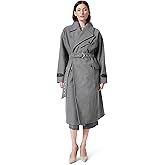 DEE OCLEPPO womens Myah Military Styled Belted Open Front Coat Standard