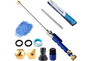 Jethose Pressure Washer, 2026 New Jet Hose Water Pressure, 2 in1 High Pressure Power Washer for House, 2 Nozzles and Quick Co