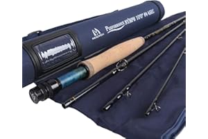 M MAXIMUMCATCH Maxcatch Performance Nymph Fly Fishing Rod in 2/3/4wt: 10ft/11ft, IM10 Carbon, AAA Cork Handle, Rod Tube and Combo Set Available